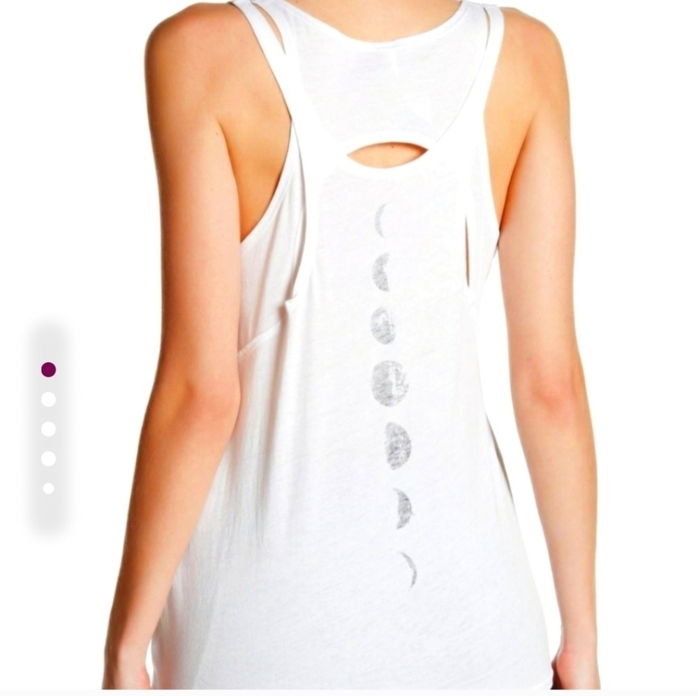 NWT FREE PEOPLE MOVEMENT 100% Organic Pima Cotton Moon Phases Tank Sleeveless